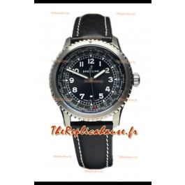 Breitling Navitimer Aviator 8 B35 Unitime Automatic 45 Cadran noir Montre réplique 1:1 Suisse 
