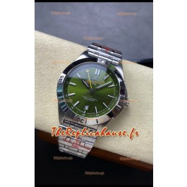 Breitling Chronomat Automatic GMT 40 Cadran vert Montre Suisse Réplique 1:1
