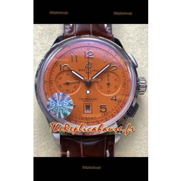 Breitling Premier B01 Chronographe 42 Edition Boîtier Acier Cadran Saumon - Réplique Miroir 1:1
