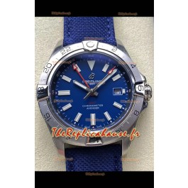 Breitling Avenger GMT Réplique de montre automatique 44 suisse 1:1 Super Clone - Cadran bleu 