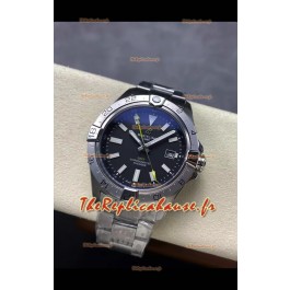 Breitling Avenger GMT automatique 44 Montre Suisse 1:1 Réplique super Clone - Cadran noir 