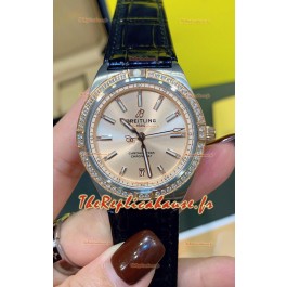 Breitling Chronomat Automatic 36MM Montre Suisse 1:1 Réplique Boîtier acier