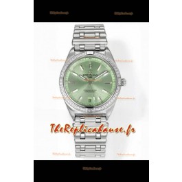 Breitling Chronomat 36MM Boîtier Acier Inoxydable 1:1 Réplique Montre Cadran Vert