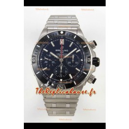 Breitling Chronomat Super Clone B01 42 édition Swiss 904L acier montre cadran noir