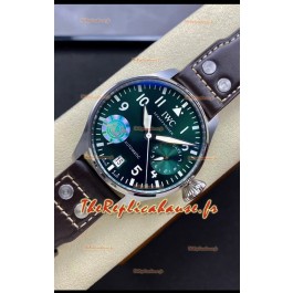 IWC Big Pilot IW501015 - Réserve de marche fonctionnelle Cadran vert - Montre miroir 1:1