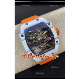 Réplique de Montre Richard Mille RM027-02 Rafael Nadal Véritable Tourbillon Mouvement 1:1 Miroir