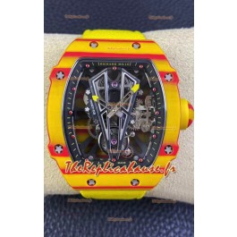 Réplique de Montre Richard Mille RM27-03 Rafael Nadal Véritable Tourbillon Mouvement 1:1 Miroir
