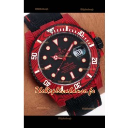Réplique Suisse de la montre Rolex Submariner DiW Carbon Fiber Edition - Réplique Miroir 1:1