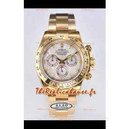 Rolex Cosmograph Daytona M116508-0007 Or jaune Mouvement Original Cal.4130 - Montre en acier 904L