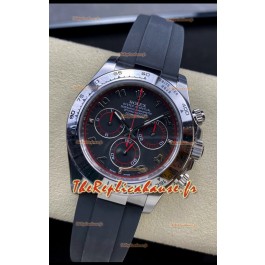 Montre Rolex Cosmograph Daytona 116509 Mouvement Cal.4130 à cadran noir - Acier 904L