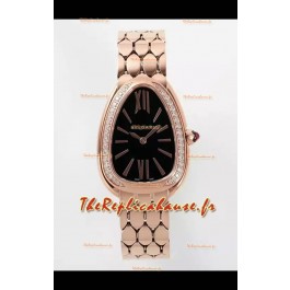 Bvlgari Serpenti Seduttori Edition en Boîtier Or Rose Montre Super Clone