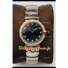 Montre Bvlgari LVCEA Edition en acier rose bicolore - Réplique Miroir 1:1
