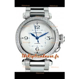 Pasha De Cartier Montre réplique 1:1 automatique suisse 35MM en acier inoxydable 