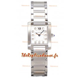 Cartier Tank Française Acier inoxydable Montre à Quartz Suisse Réplique 25.70MM