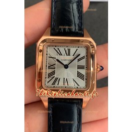 Cartier Santos Dumont Montre réplique 1:1 suisse en boîtier or rose 38MM