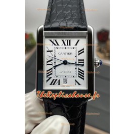 Cartier Tank Solo Montre suisse automatique en acier inoxydable 31 mm de large - édition Superlone