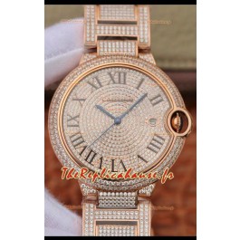 Montre Cartier "Santos De Cartier" Hommes XL 1:1 Réplique avec revêtement PVD