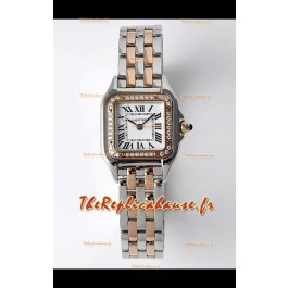 PANTHERE de Cartier Edition 22mm Miroir 1:1 Montre suisse or rose Boîtier bicolore