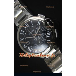 Boitier en Acier Inoxydable Ballon De Cartier Chronographe - 1:1 Replica Miroir