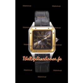 Montre Cartier Santos Dumont 27MM Édition Super Clone en boîtier bicolore