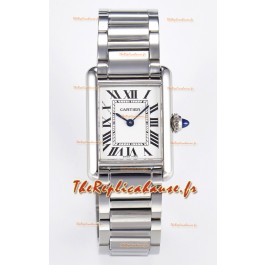 Tank Must De Cartier Montre Super Clone Suisse 27MM Cadran Blanc