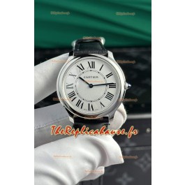 Cartier Ronde Must 36MM Montre réplique à Quartz Suisse 1:1 bracelet cuir