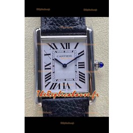 Cartier Tank Solo Montre suisse à quartz en boîtier acier - Boîtier 33MM 