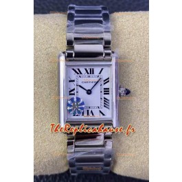 Cartier Tank Solo Montre suisse à quartz avec boîtier et bracelet en acier - boîtier de 22 mm 