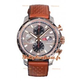 Chopard Mille Miglia GTA Chronographe 2 tons réplique miroir 1:1 - Cadran gris 