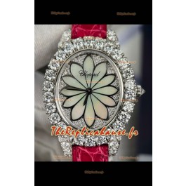 Chopard L'Heure du Diamant Mossanites Montre Super Clone boîtier acier 34MM