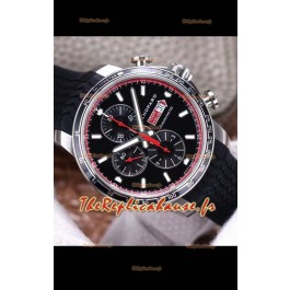 Chopard Classic Racing Chronographe Réplique Montre miroir 1:1 en acier - cadran noir 