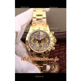 Montre Rolex Cosmograph Daytona 116508 Or Jaune Mouvement original Cal.4130 - Montre améliorée Ultimate 904L Acier
