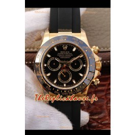 Montre Rolex Cosmograph Daytona 116508 Or Jaune Mouvement original Cal.4130 - Montre améliorée Ultimate 904L Acier