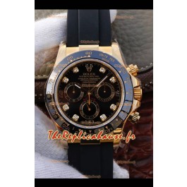 Montre Rolex Cosmograph Daytona 116508 Or Jaune Mouvement original Cal.4130 - Montre améliorée Ultimate 904L Acier