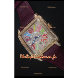Franck Muller Conquistador King Crazy Colors Montre Réplique Suisse automatique