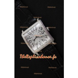 Montre Franck Muller Master of Square Ladies Montre dame en quartz réplique dans un boîtier en acier