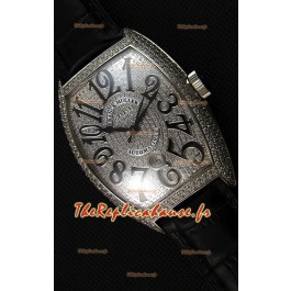 Montre Franck Muller Casablanca Automatique 8880 Répliquée à l’identique 1:1 Version Ultime avec des Diamants
