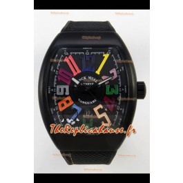 Franck Muller Super Clone Vanguard V45 Carbone Racing Montre avec bracelet en nylon