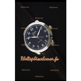Glashuette Senator Excellence, Cadran Noir-Boîtier en Acier, Montre Réplique Suisse 