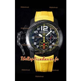 Montre Graham Chronofighter Superlight Carbon Jaune 1:1 Réplique Suisse