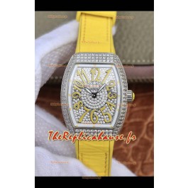 Montre Franck Muller Vanguard Ladies 1:1 Réplique Suisse 32mm Large Boîtier Acier