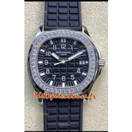 Montre Patek Philippe Aquanaut LUCE 5072A-001 Réplique Suisse Montre à cadran noir 35MM