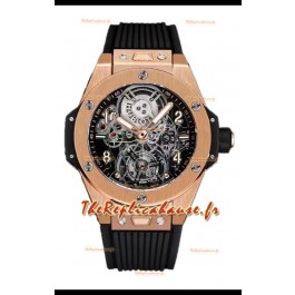 Hublot Big Bang Tourbillon Montre réplique 1:1 en or rose 45 mm