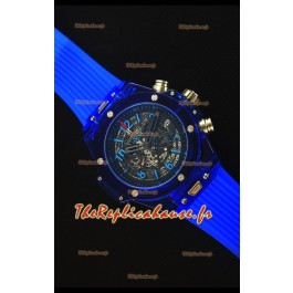 Hublot Big Bang Unico Montre Réplique à quartz 45MM Saphir Bleu
