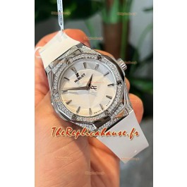 Hublot Classic Fusion Orlinski Édition sertie de diamants Cadran blanc Montre réplique suisse 40MM