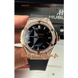 Hublot Classic Fusion Orlinski Sertie de diamants Cadran noir Réplique de montre suisse