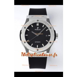 Hublot Classic Fusion Acier Cadran noir 42MM Montre réplique 1:1 Qualité miroir