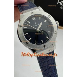 Hublot Classic Fusion en acier inoxydable 33MM Cadran bleu Mouvement suisse à quartz Montre de qualité miroir 1:1