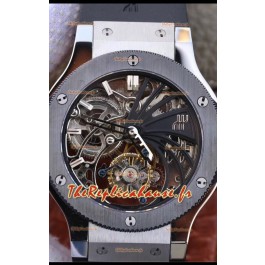 Montre Hublot Classic Fusion Swiss Tourbillon 1:1 Réplique Miroir - Boîtier Acier 45MM