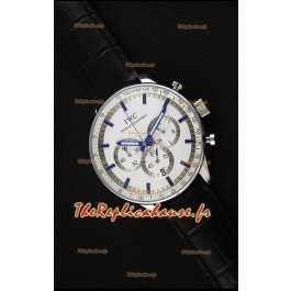 Montre IWC Schaffhausen japonnaise Réplique à mouvement à Quartz avec Cadran Blanc 